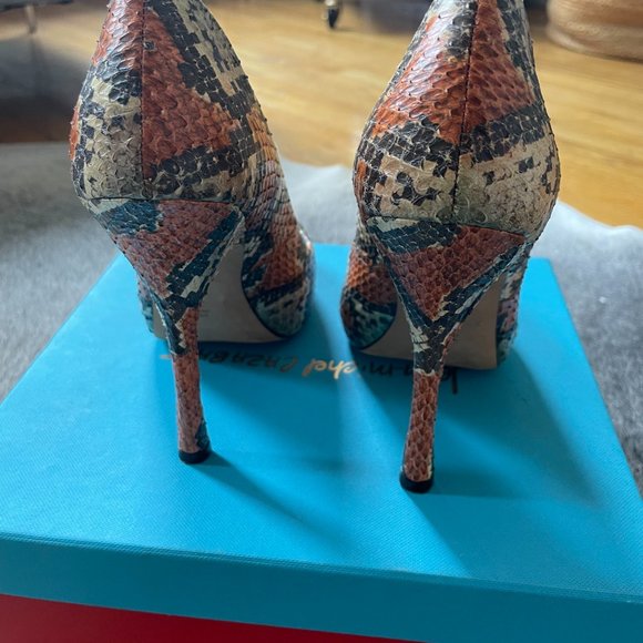Jean Michel Cazabat Zoe Python Pumps-Size 36 - Picture 2 of 4